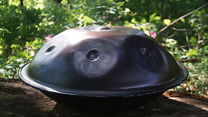 Onyx Steel Handpan by OHM - E Minor - Handmade In The USA
