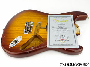 Fender Custom Shop Postmodern Relic Stratocaster BODY+ HARDWARE Strat Tobacco