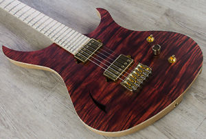 Skervesen 4AP Soul Electric Guitar Red + Hard Case