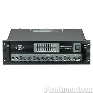 Ampeg SVT-4PRO 1600 Watt Tube Preamp Solid State Power Bass Amp SVT 4 NEW