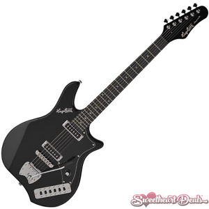 Hagstrom Retroscape Impala Electric Guitar - Black Gloss