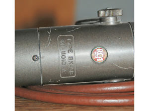 Vintage RARE 1958 RCA Type BK-5B ribbon microphone old antique w cable