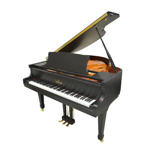 Schiller Leipzig Baby Grand Piano - Ebony Satin