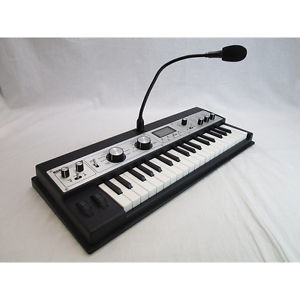 Used MICROKORG XL Synthesizer Korg Vocoder w/ Power adapter Microphone Free Ship