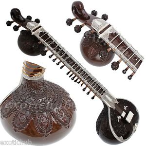 SITAR~SWAN NECK~DOUBLE TUMBA~FIBER BOX~RAVI SHANKAR STYLE~SITAR EHS