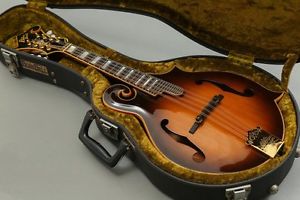 BlueBell F-8 Mandolin 1999 Fujigen Gibson F-5 style flat mandolin with Hard Case