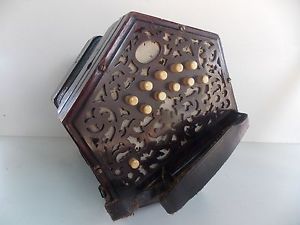Lachenal 20 key Bf / F Concertina Rare