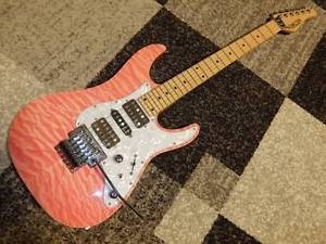 SCHECTER SD-2-24-ASH PINK/M Rare E-Guitar Free Shipping Discontinued Product