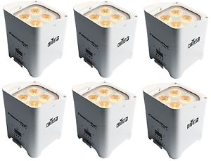 6 CHAUVET DJ Freedom Par-Hex 4 LED Light (White)