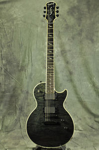 Epiphone Les Paul Custom PROPHECY EX STBK w/SoftCase FreeShipping Used #G302