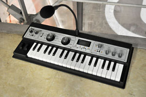 Used KORG MICROKORG XL Synthesizer Vocoder w/ Power adapter Microphone Free Ship
