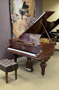 1904 Steinway Model B Grand Piano Victorian with Ice Cream Cone Legs