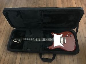 Vintage 1964 Epiphone Coronet Solid Body Electric w/ P-90 in Cherry Red Finish