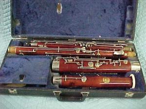 Vintage W. Schreiber Söhne Nauheim Bassoon Professionlly Reconditioned