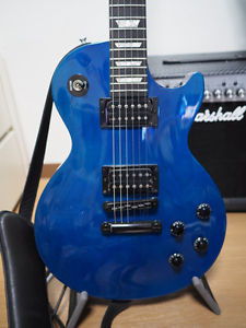 Gibson Les Paul Studio Lite 1993 Blue Ebony E-Guitar Free Shipping Original