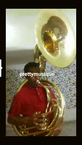 SOUSAPHONE BIG BRASS GOLD JUMBO SIZE 25