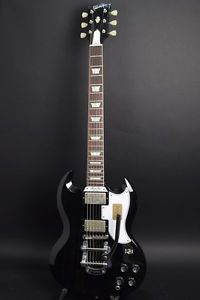 Gibson Custom Shop Brian Ray Signature Model SG with Bigsby Silver Fox w/OHSC
