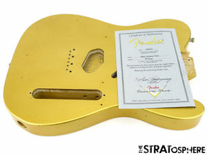 Fender USA Custom Shop Postmodern Relic Telecaster BODY Tele Nitro Aztec Gold