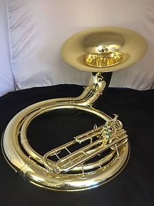Reynolds CONTEMPORA Bb Bright Brass Sousa/Sousaphone w/New Case 1960