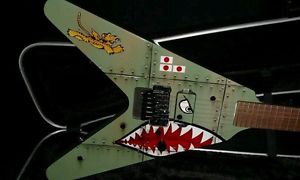 Learn Guitars Custom  Neck thru V  built by Mike Learn