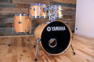 YAMAHA STAGE CUSTOM BIRCH BOP DRUM KIT, NATURAL BIRCH (PRE-LOVED)