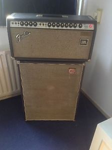$2150/€1999 *Rare* Fender Dual Showman (=Twin Reverb!) Silverface & JBL Cabinet