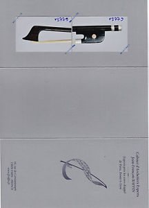 A very fine French certified cello bow by Pajeot sc.,1845, NICE!