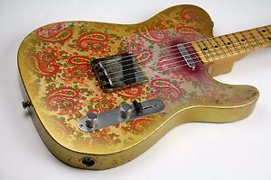 NEW Fender Custom shop Masterbuilt Telecaster 69 Gold Paisley Heavy Relic W/OHSC