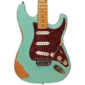 Sawtooth Handcrafted Americana ES Relic Solid Body Electric Guitar with Hard