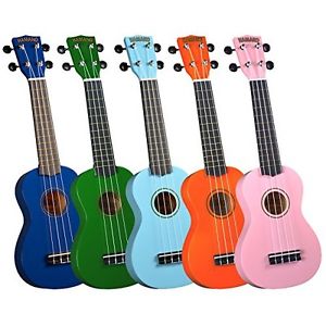 Hamano U-30 Colorful Soprano Ukuleles - 24 Pack