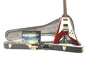 2007 Gibson Flying V Faded Electric Guitar - Worn Cherry w/ Epi Case