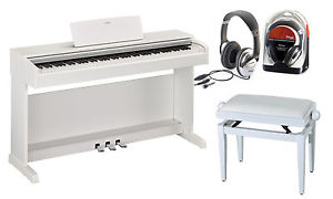 Yamaha Arius YDP-143WH Bundle mit Bank und Kopfhörer