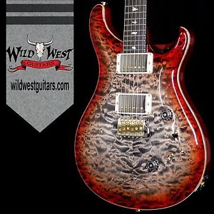 PRS Wood Library Artist Package Custom 24/08 w/Flame Maple Neck Charcoal Cherry