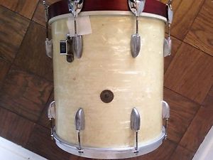 Vintage Gretsch Round Badge 3 ply bass drum tom WMP Eddie Locke