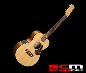 Maton EMS6 Mini Acoustic-Electric Guitar Hand Made in Australia with Hard Case