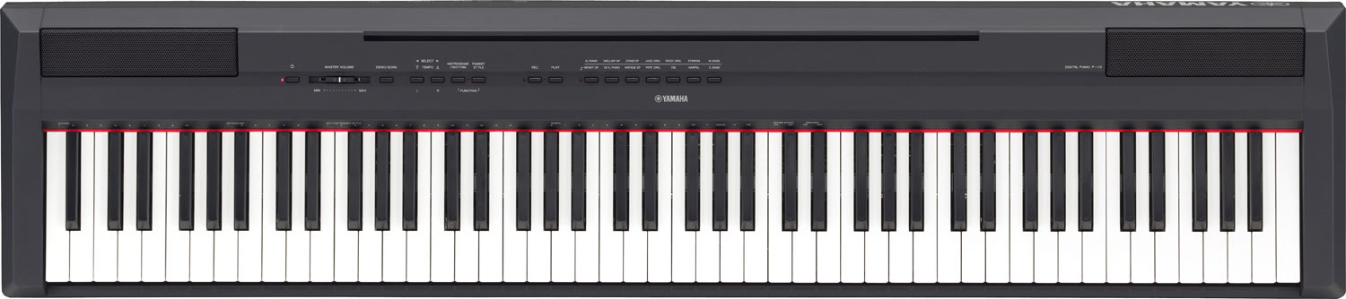 YAMAHA P-115B PIANO NUMERIQUE PORTABLE NOIR