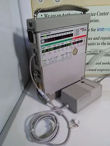 Patient Ready Pulmonetic LTV-1000 Ventilator Used & Power Supply LOW HOURS 15K