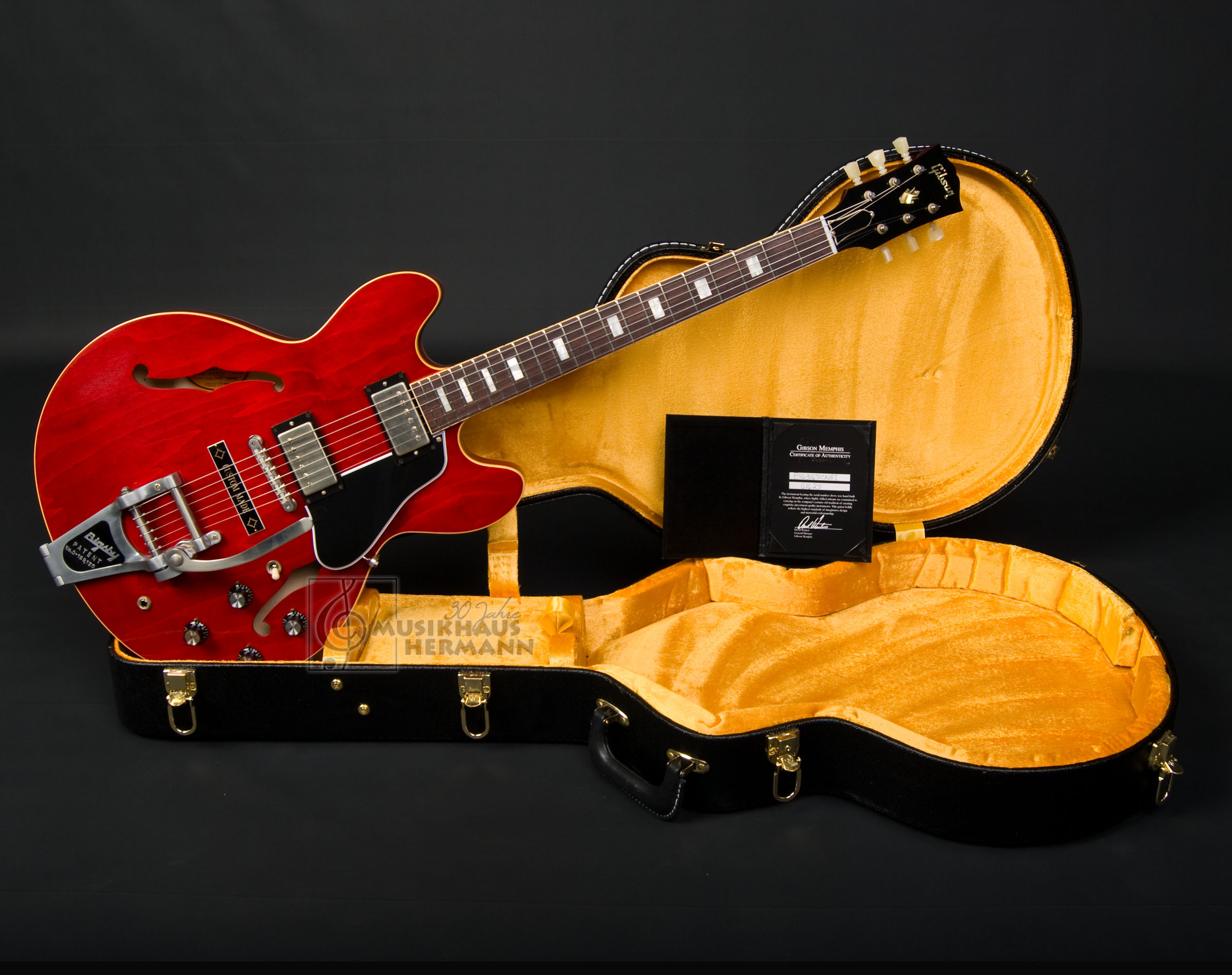 Gibson ES335 TD 1963 Custom Historic - Bigsby 60s Cherry