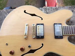RARE EPIPHONE 'BY GIBSON' SHERATON 'NATURAL' MADE IN KOREA Px For Firebird