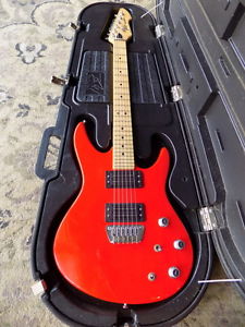 1983 Peavey Milestone electric guitar FERRARI RED FINISH made in USA vintage
