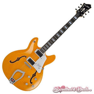 Hagstrom Super Viking - Semi-Hollow Electric Guitar - Vintage Sunburst