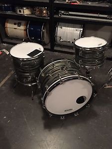 Vintage 60/70's Ludwig Standard Drums 13 16 22 "Blue Strata" Recording Drumset