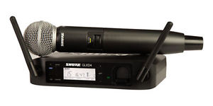 Shure GLXD24SM58 Handheld Wireless Professional Microphone