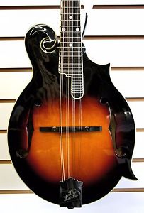 The Loar LM-520 F-Model ACOUSTIC MANDOLIN Vintage Sunburst NEW w/ Case