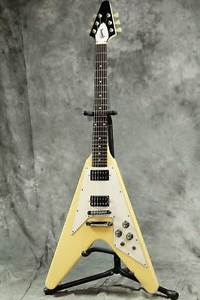 Gibson USA Flying V 67 Classic White w/SoftCase FreeShipping Used #G300