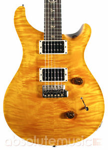 PRS Custom 24 Electric Guitar, Bird Inlays, Santana Yellow (Pre-Owned)