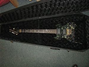 Gothic Guitar, One of a Kind, Grave Yard Art from an  unknown master luthier