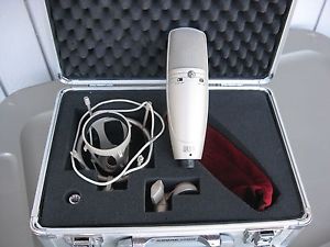 Shure KSM44 multi pattern condenser microphone used once in studio has all parts
