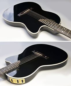 2002 Gibson Chet Atkins SST Black Beauty ~~MINT~~ Custom Ebony Electric Guitar