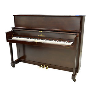 Schiller Performance Frankfurt Upright 46S Upright Piano - Mahogany Satin